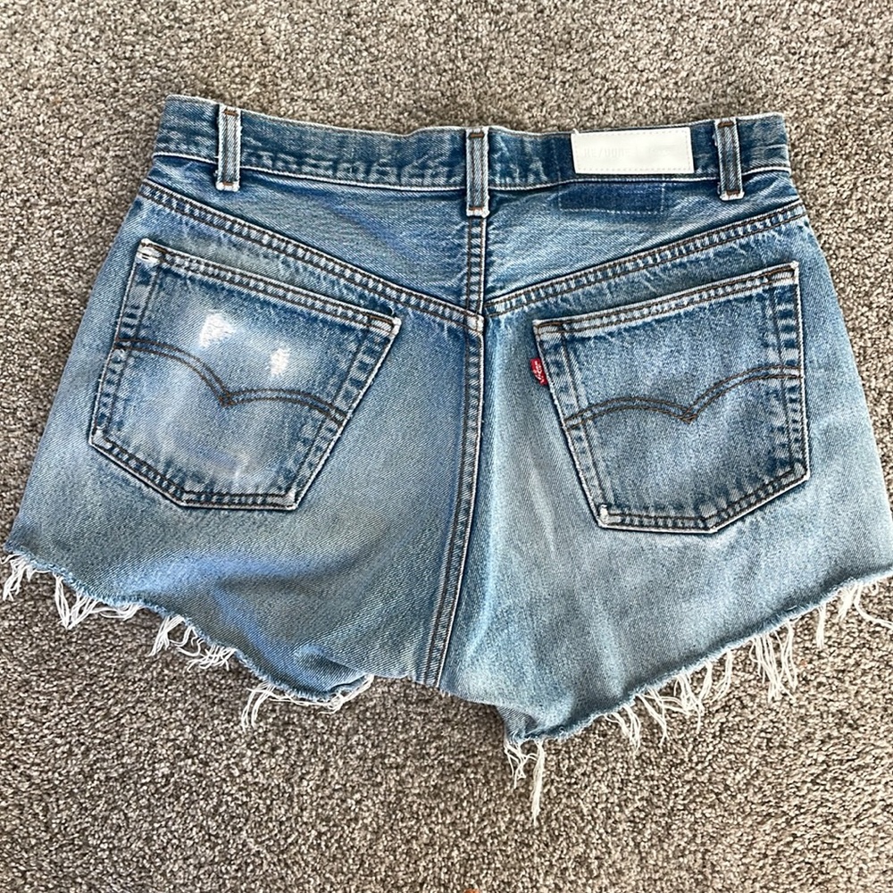 Re/done Levi’s denim shorts